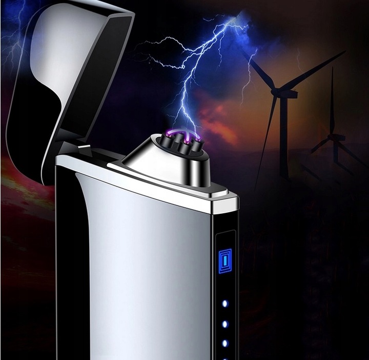 Zapalniczka Plazmowa VIP Usb Dotyk Żarowa Prezent na Dzień Dziadka Grawer