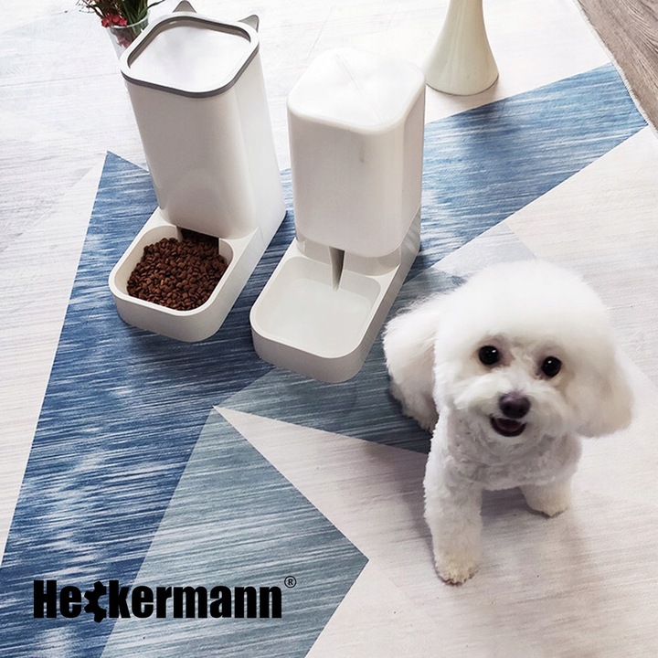 PODAJNIK WODY I KARMY AUTOMATYCZNA MISKA DLA KOTA I PSA DOZOWNIK POIDŁO