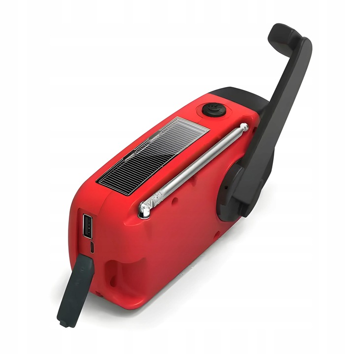 Radio Awaryjne Radio Solarne z korbę Solarne Powerbank Latarka 2000mAh