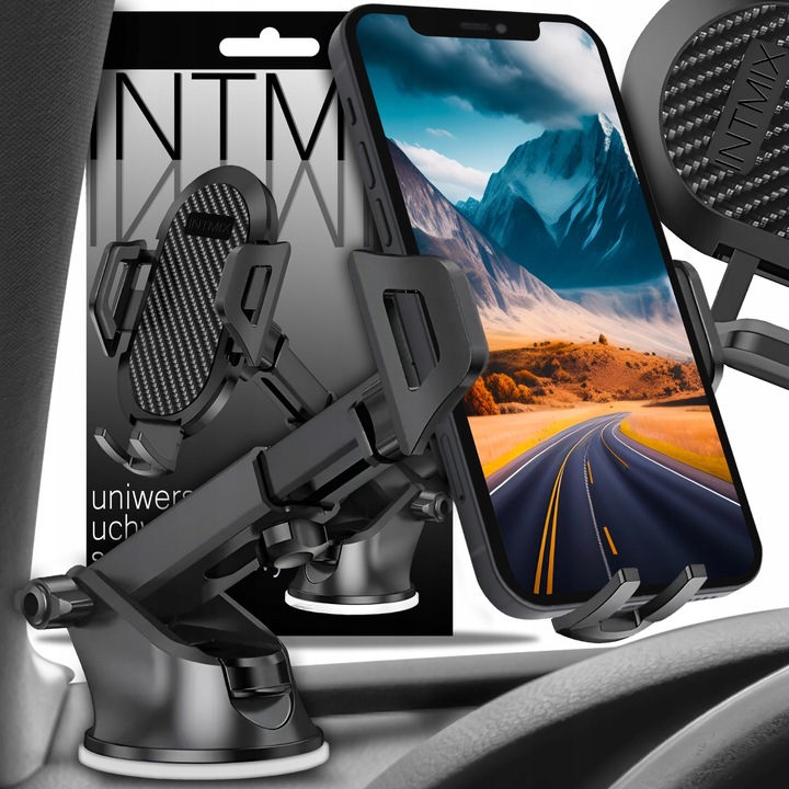 UCHWYT DO SAMOCHODU NA TELEFON SZYBĘ DESKĘ KOKPIT MOCNY UCHWYT SAMOCHODOWY