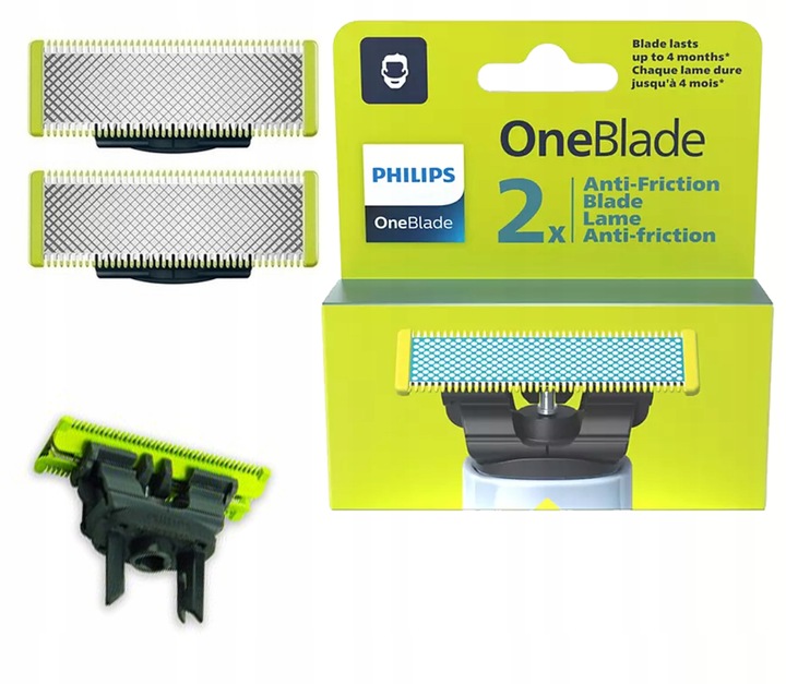 Oryginalne ostrza do golarki Philips OneBlade 2szt QP 220 QP220/51