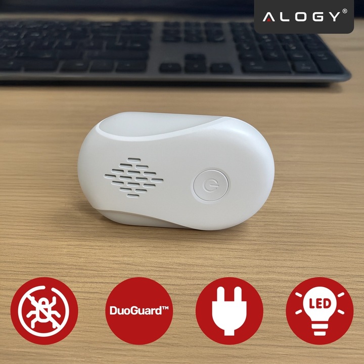 ODSTRASZACZ MYSZY OWADÓW I GRYZONI ULTRADZWIĘKOWY NA KUNY SZCZURY