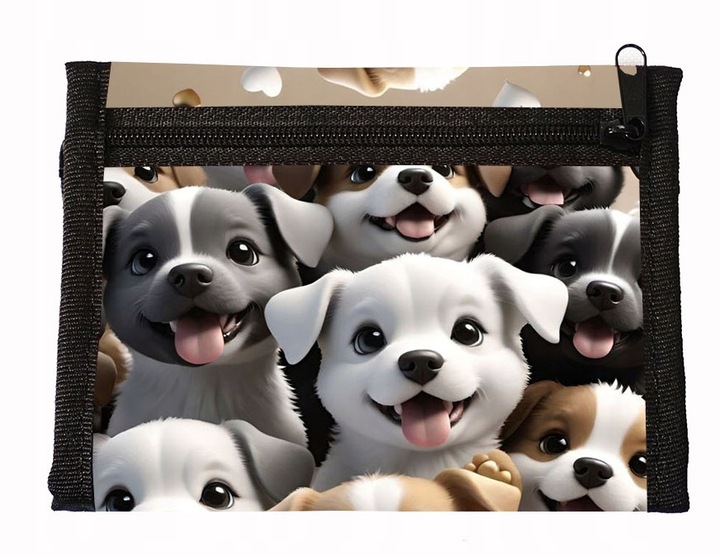 Portfel na Rzep Pieski Sweet Dogs materiałowy portfel