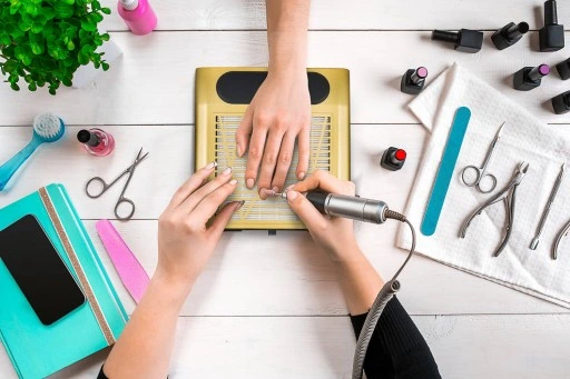 Pochłaniacz pyłu do frezarki Złoty HEPA DUŻA MOC Beauty Limited 80W