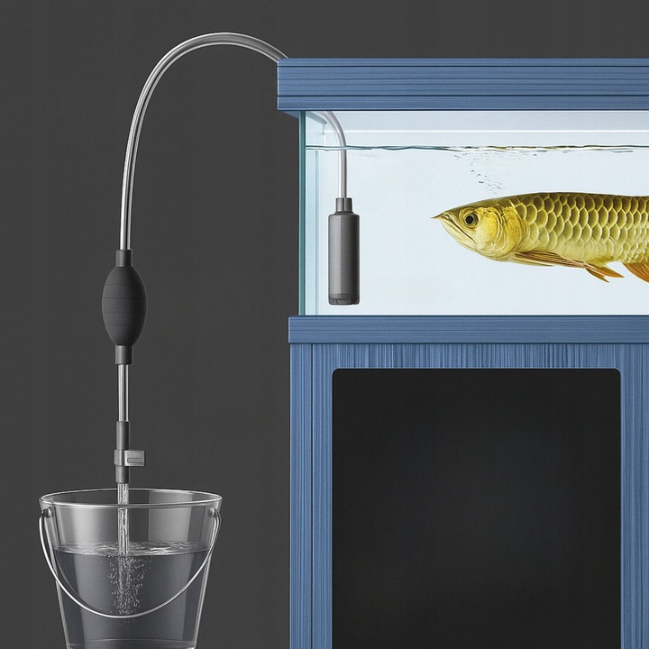 Odmulacz z pompką i zaworem DŁUGOŚĆ 1,7m - MOCNE CZYSZCZENIE ODMULANIE