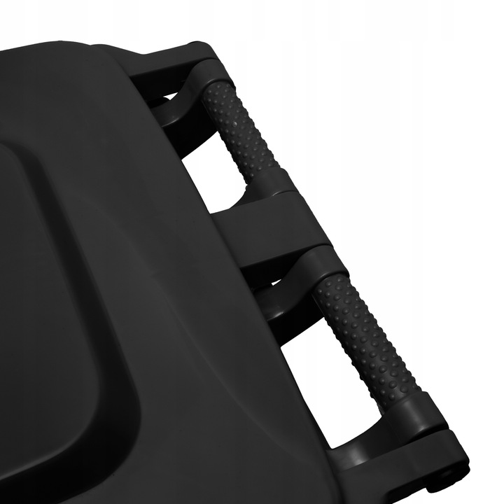 KOSZ ŚMIETNIK POJEMNIK KUBEŁ NA ŚMIECI ODPADY 120L CZARNY DO SEGREGACJI