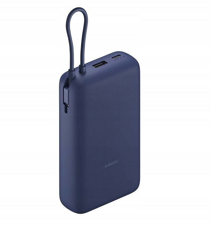 Powerbank 20000 mAh 33W Xiaomi Power Bank 74 Wh zintegrowany kabel USB-C