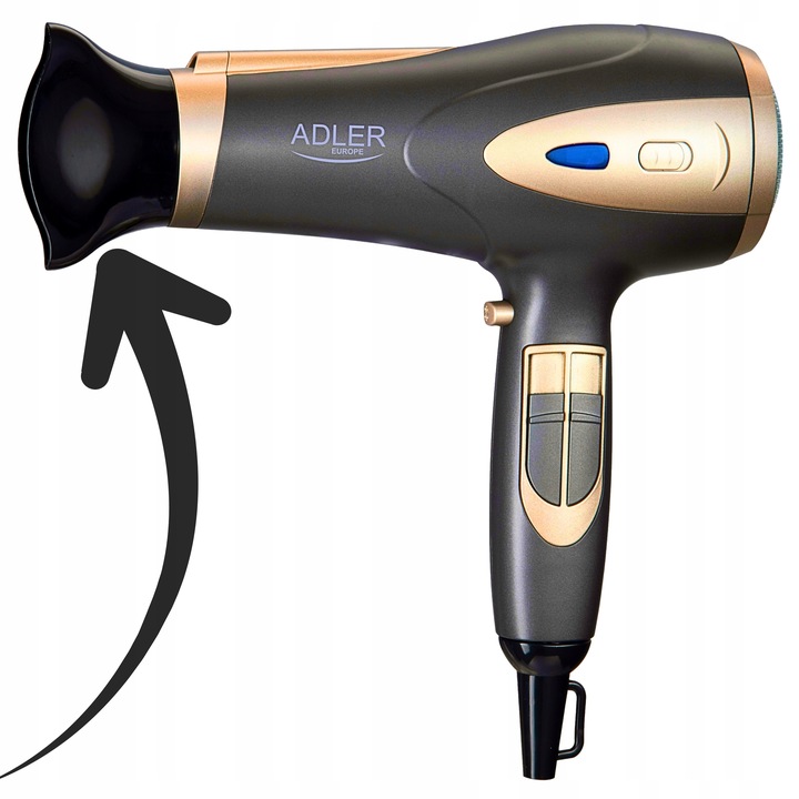 SUSZARKA DO WŁOSÓW Z DYFUZOREM JONIZACJĄ WIELOFUNKCYJNA ZIMNY NAWIEW