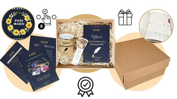 DZIEŃ NAUCZYCIELA PREZENT DLA NAUCZYCIELA WYCHOWAWCZYNI PODZIĘKOWANIE