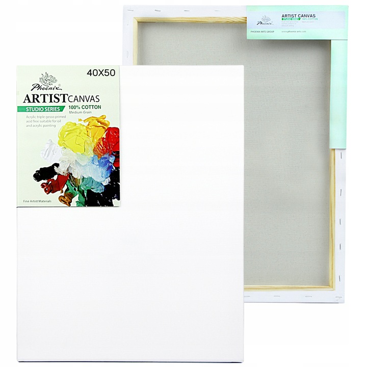 Płótno Malarskie Do Malowania 40x50 cm Podobrazia Phoenix Podobrazie