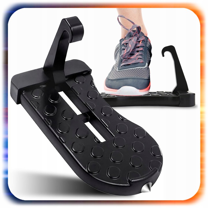 2W1 MOCNY STOPIEŃ DO SAMOCHODU AUTA PODEST DO BAGAŻNIKA DACHOWEGO + ZBIJAK