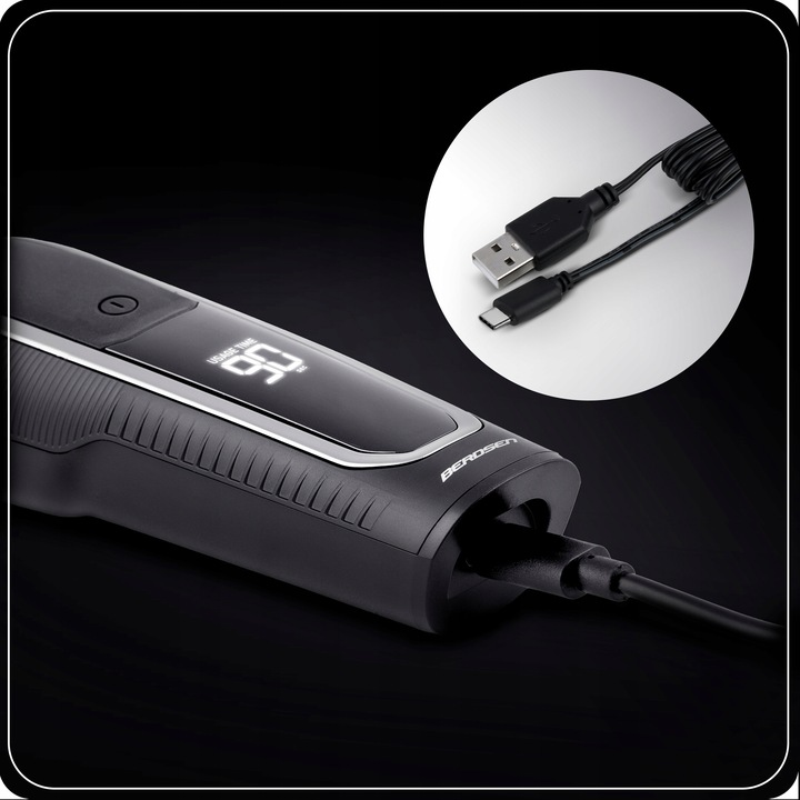 Trymer maszynka do włosów golarka do brody zarostu do golenia 6w1