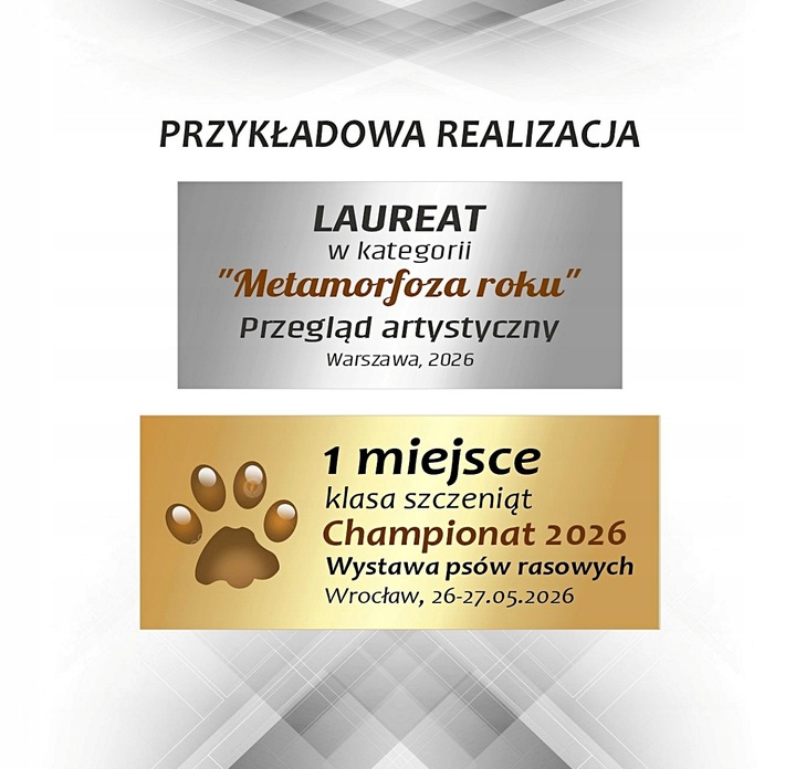 GRAW - Tabliczka MAŁA kolor