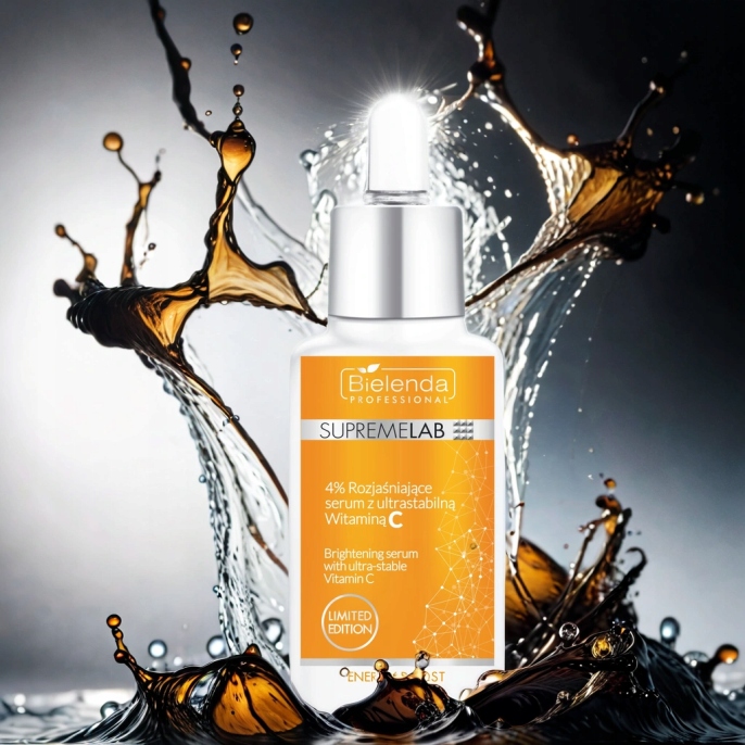 BIELENDA SERUM DO TWARZY SUPREMELAB 4% ROZJAŚNIAJĄCE Z WITAMINĄ C 30ML