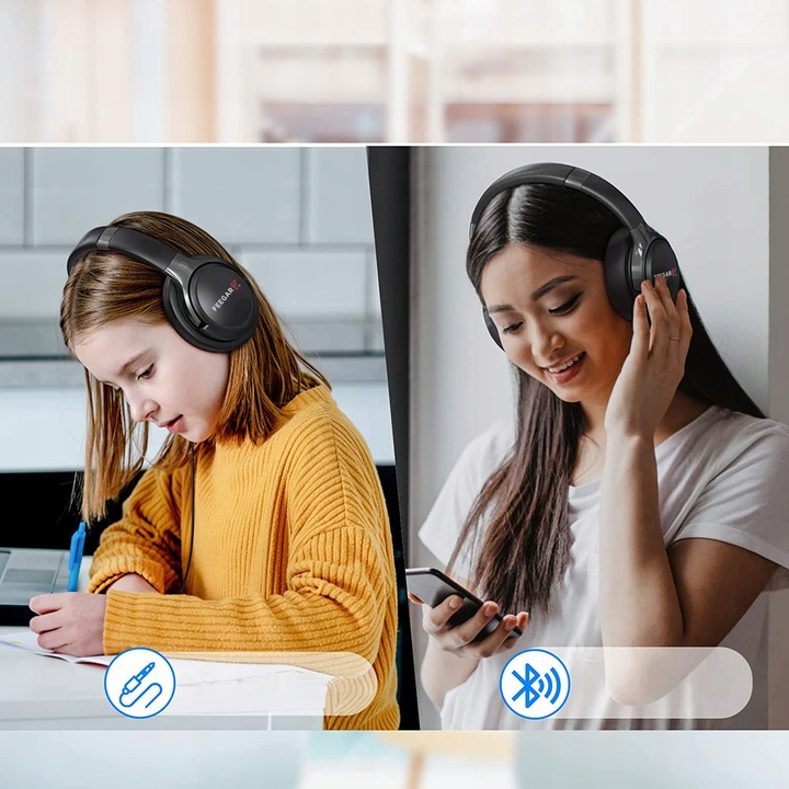 Słuchawki Bezprzewodowe FEEGAR Mello Nauszne 65H Bluetooth 5.3 Mikrofon 6EQ