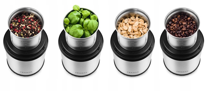 Młynek elektryczny i ROZDRABNIACZ do ziaren kawy ziół orzechów 2w1