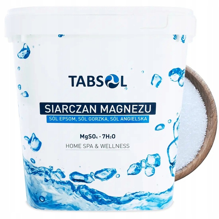 SIARCZAN MAGNEZU SÓL EPSOM ANGIELSKA GORZKA NIEMCY 5KG