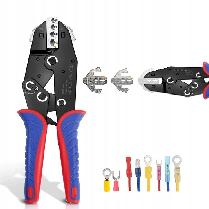 ZACISKARKA PRASKA DO KONEKTORÓW IZOLOWANYCH KABLI