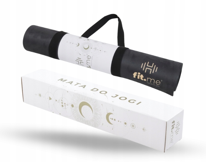 PIĘKNA MATA PREMIUM DO JOGI ĆWICZEŃ STABILNA ZAMSZOWA MIĘKKA 4 MM ZE WZOREM