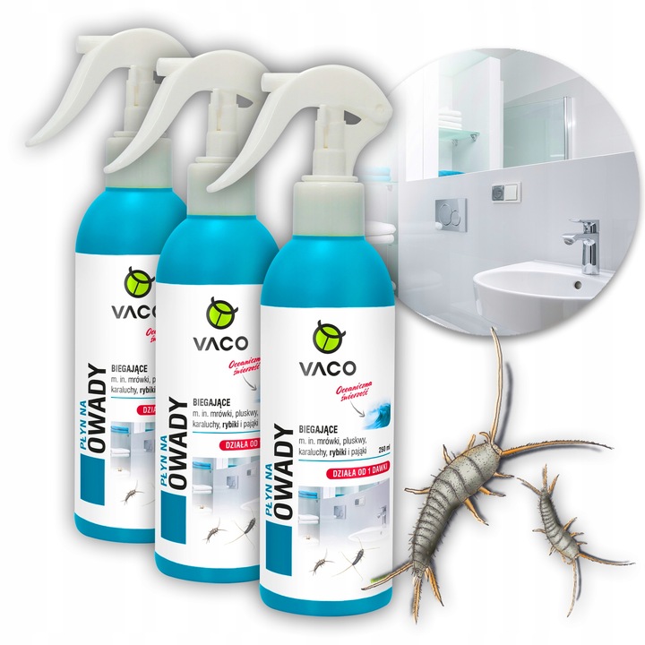 3szt. Preparat na Rybiki Mocny Wszystkie Rodzaje 3x Płyn 250ml VACO