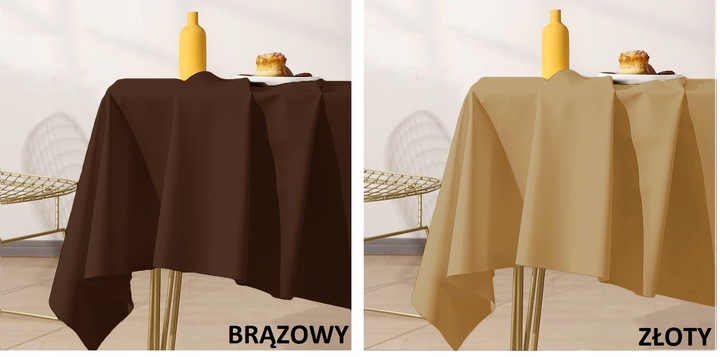 OBRUS GŁADKI ETHERAL MATOWY GRUBY 140x250 KOLORY