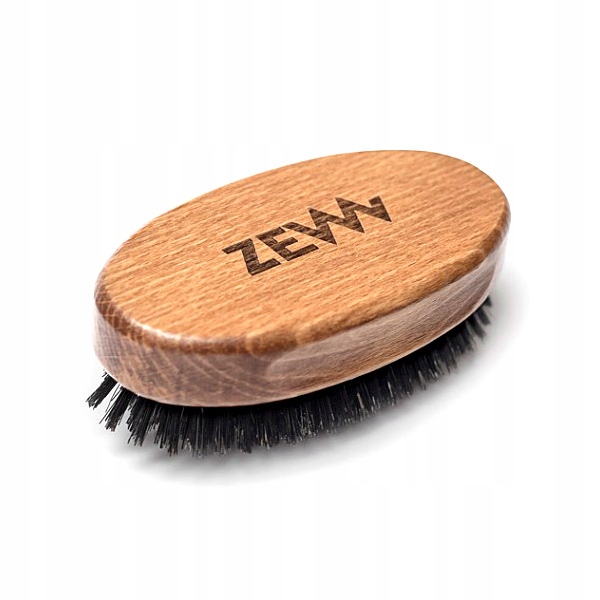 ZEW Bukowy kartacz do brody naturalne włosie dzika.