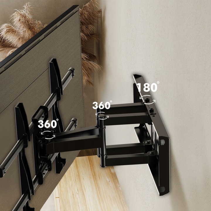 EXTRA MOCNY OBROTOWY UCHWYT DO TELEWIZORA WIESZAK TV 32-85 CALI UNIWERSALNY