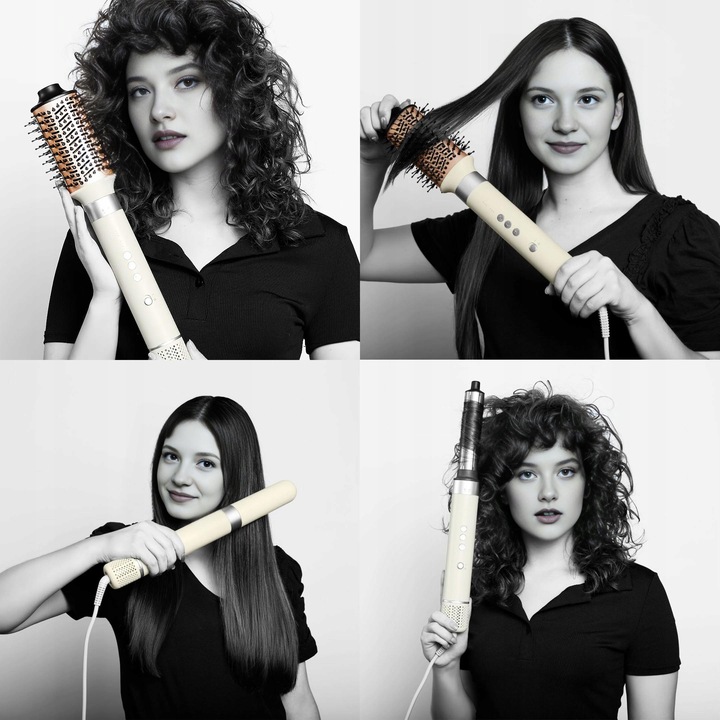 MOCNA SUSZARKA LOKÓWKA DO WŁOSÓW 6W1 3 PRĘDKOŚC Z JONIZACJA 1400W