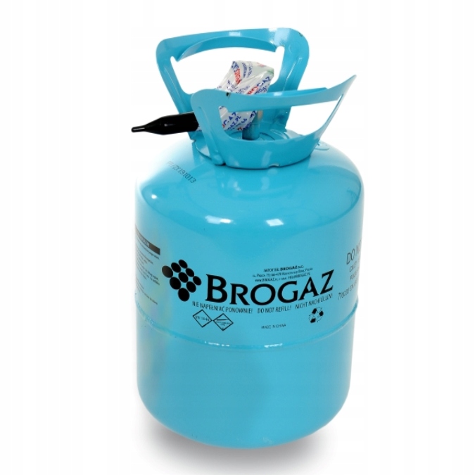 Butla z Helem jednorazowa do 30 balonów 0,25m3