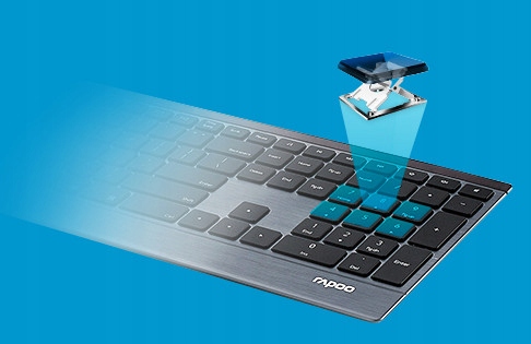 Klawiatura bezprzewodowa RAPOO E9500M BT 4.0 / BT 3.0 / 2.4G Entuzjasta-PC