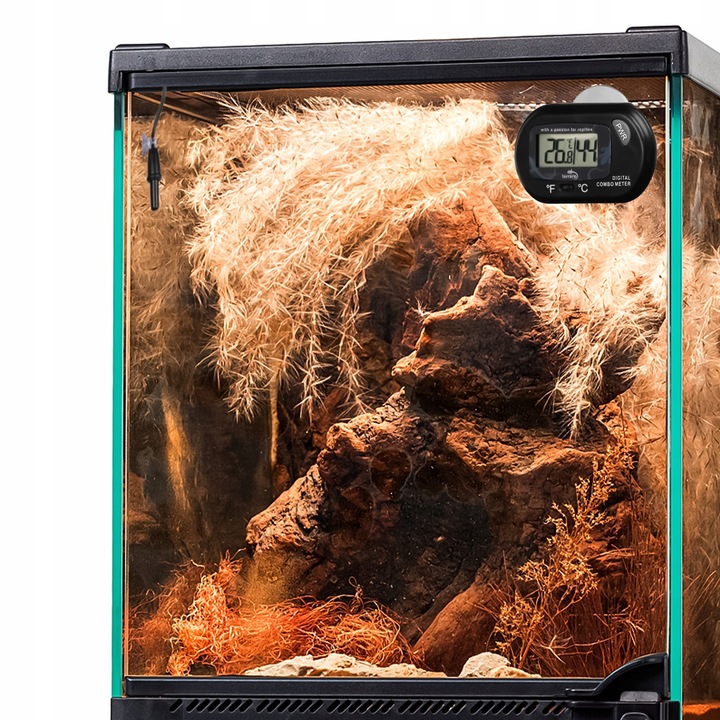 TERMOMETR I HIGROMETR - TERRARIO ROTOM DIGITAL IDEALNY ZESTAW DO