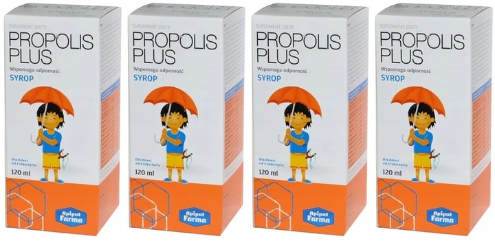 Propolis Plus Syrop Na Odporność Dla Dzieci 120 ml