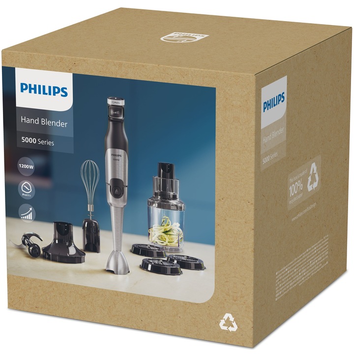 Blender PHILIPS Seria 5000 HR2684/00 1200W ProMix