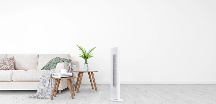 WENTYLATOR WIEŻOWY OROTOWY KOLUMNOWY Z PILOTEM