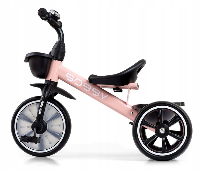 Rowerek Trójkołowy dziecięcy biegowy +2 lata Milly Mally Bobby RÓŻOWY