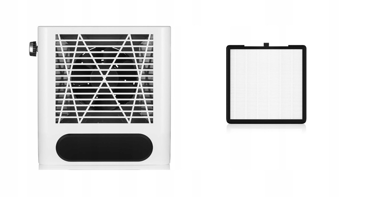 POCHŁANIACZ PYŁU DO PAZNOKCI FREZARKI BIAŁY FILTR KASETOWY HEPA MOC 80W