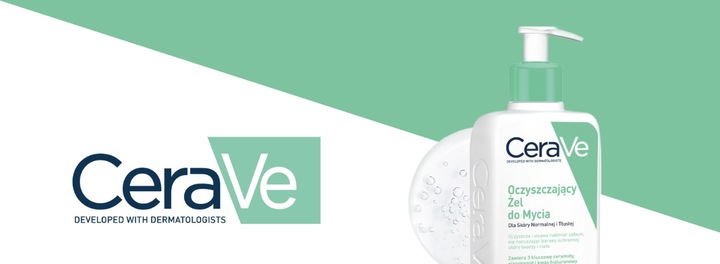 Żel CeraVe Oczyszczający do Mycia Skóra Normalna Tłusta, Twarz Ciało 236ml