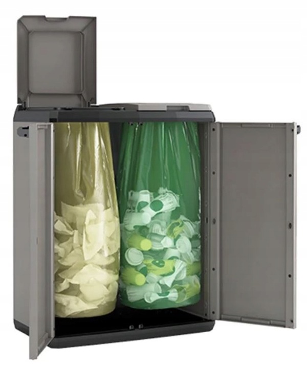 SZAFKA DO SEGREGACJI ODPADÓW SPLIT BASIC 110L 241065 KETER