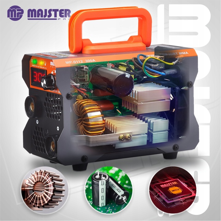 SPAWARKA inwerterowa inwertorowa MMA TIG IGBT LCD Majster Polska