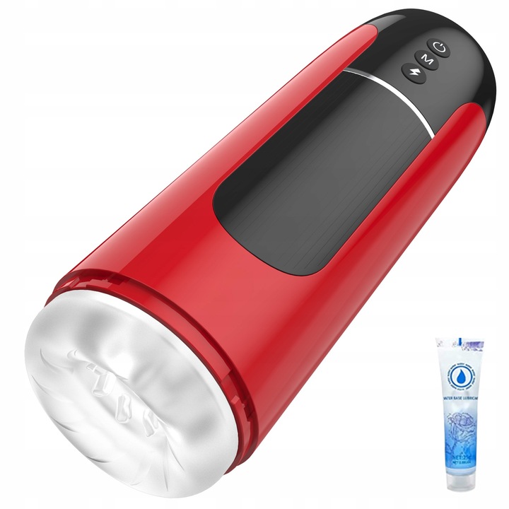 Automatyczny męski Masturbator7trybów pchnięcia i wibracji Przycisk orgazmu