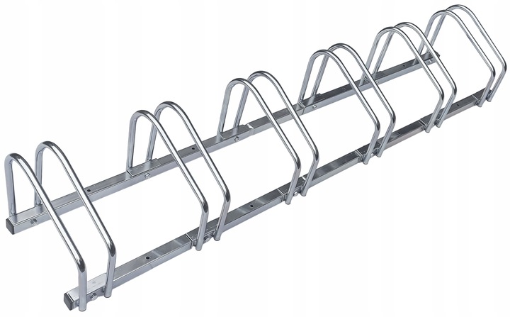 STOJAK NA 6 ROWERÓW PARKING ROWEROWY UCHWYT NA 6 STANOWISK STAL NIERDZEWNA