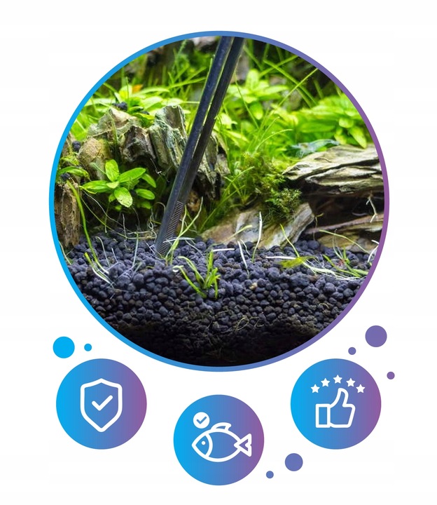 Podłoże Aktywne do Akwarium Siła Natury dla Twoich Roślin NATURE SOIL 3L