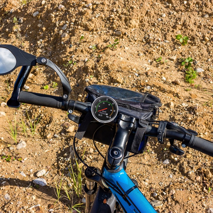 LICZNIK ROWEROWY RETRO BEZBATERYJNY WODOODPORNY XL