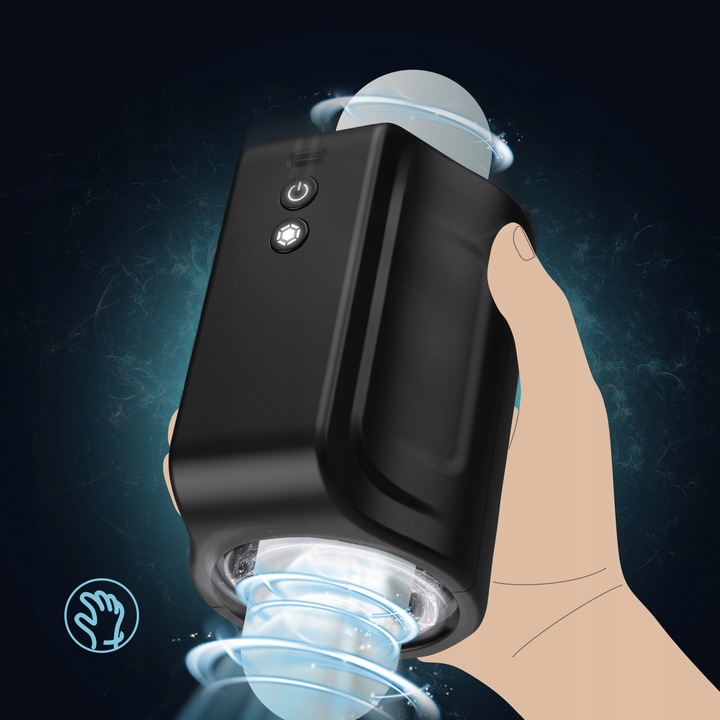 męski automatyczny masturbator posuwisty 7 funkcjami obracania i wkładania