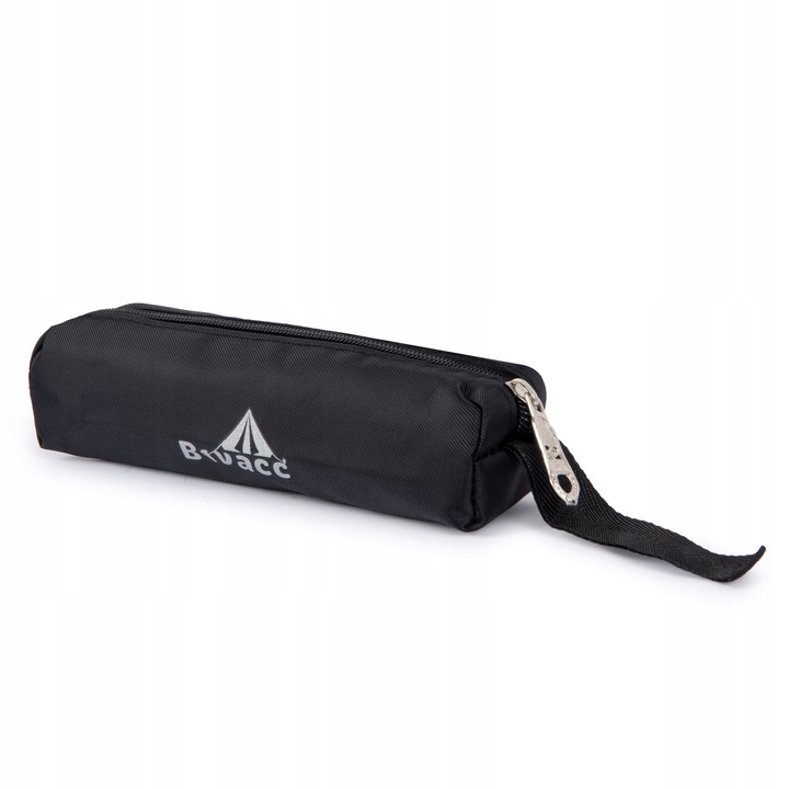 Bivacc Pojemny plecak szkolny młodzieżowy czarny zestaw 3 szt Bivacc