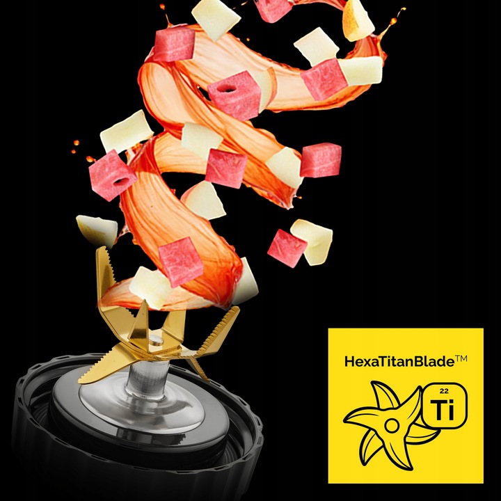 Blender kielichowy automatyczny Yoer 2,4L 2200W Tritan +INOX +Sito do