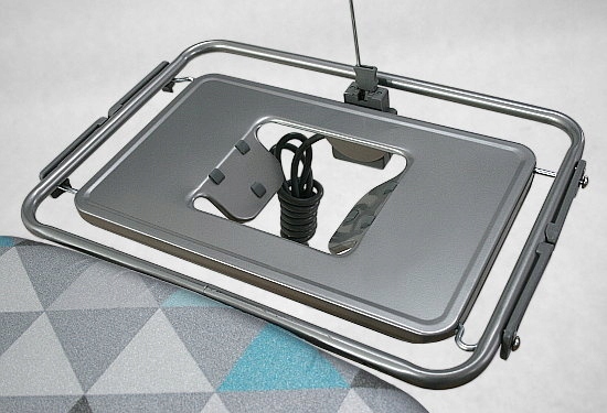 DESKA DO PRASOWANIA DUŻA 130x48 SKŁADANA DO GENERATORA PARY STACJI