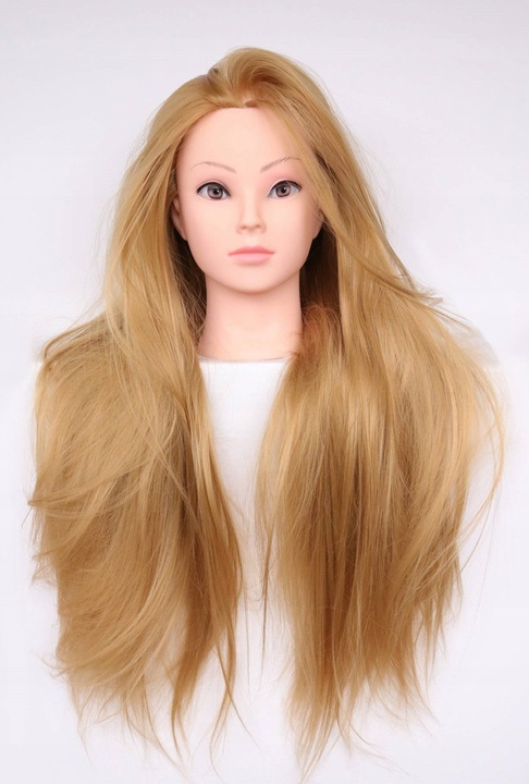 GŁÓWKA głowa treningowa fryzjerska STATYW 70-80 cm