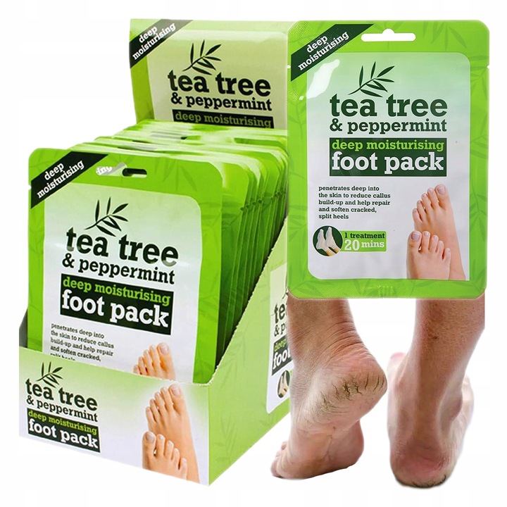 Skarpetki nawilżające do stóp na noc maska do na suche stopy pięty ZESTAW