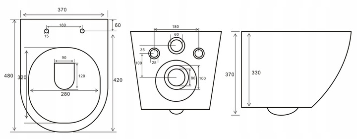 ZESTAW PODTYNKOWY 7W1 STELAŻ TECE + MUSZLA WC TORNADO SLIM +PRZYCISK